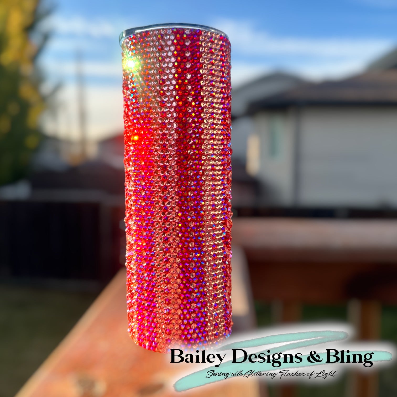 Better Together Rhinestone Tumbler Template – SS16 Honeycomb & Scatter Pattern for 20oz Skinny Straight Tumblers