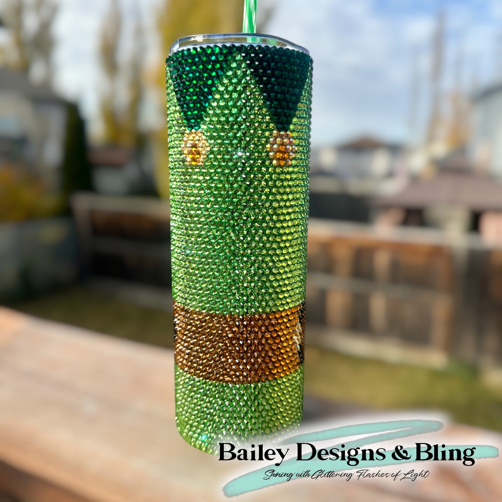 Elf Coat Rhinestone Tumbler Template – SS16 Honeycomb Pattern for 20oz Skinny Straight Tumblers