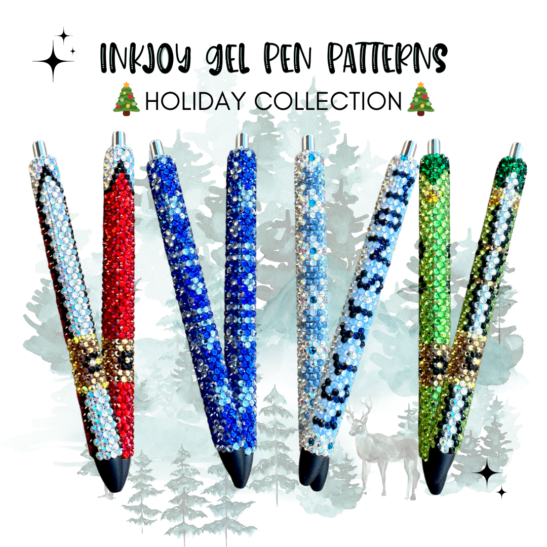Holiday Rhinestone Pen Template Collection – InkJoy Gel Pens – SS10